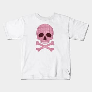 Crochet Skull Kids T-Shirt